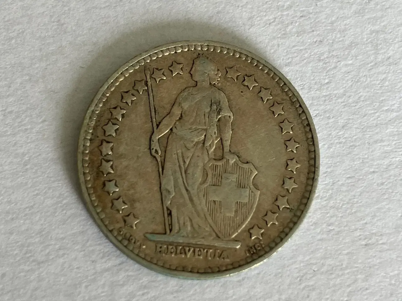 Billede 2 - 1/2 Franc Switzerland 1916