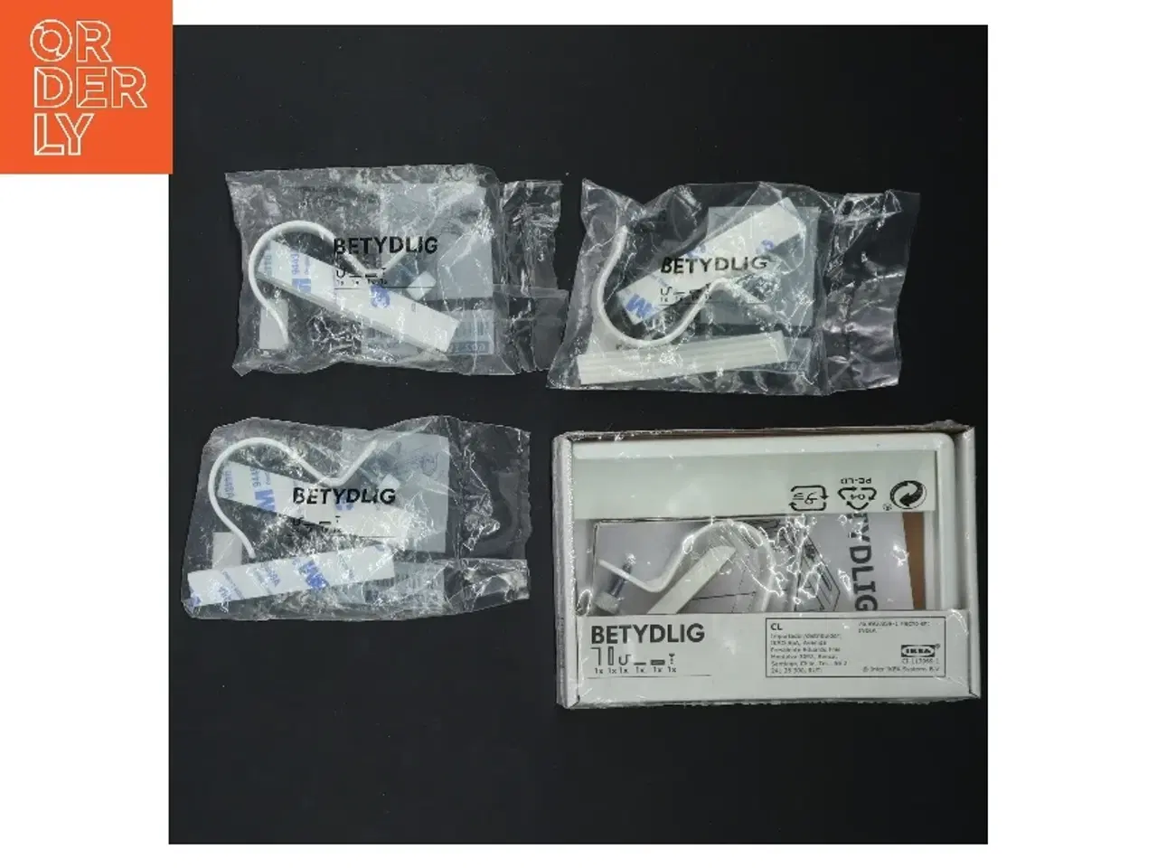 Billede 1 - Betyldig vægbeslag til gardinstang fra IKEA