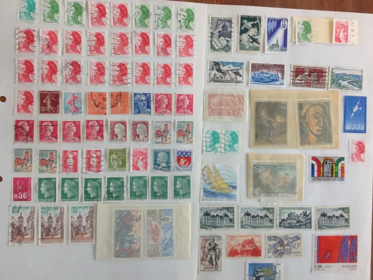 Billede 1 - frimærker fra Frankrig og Grækenland 