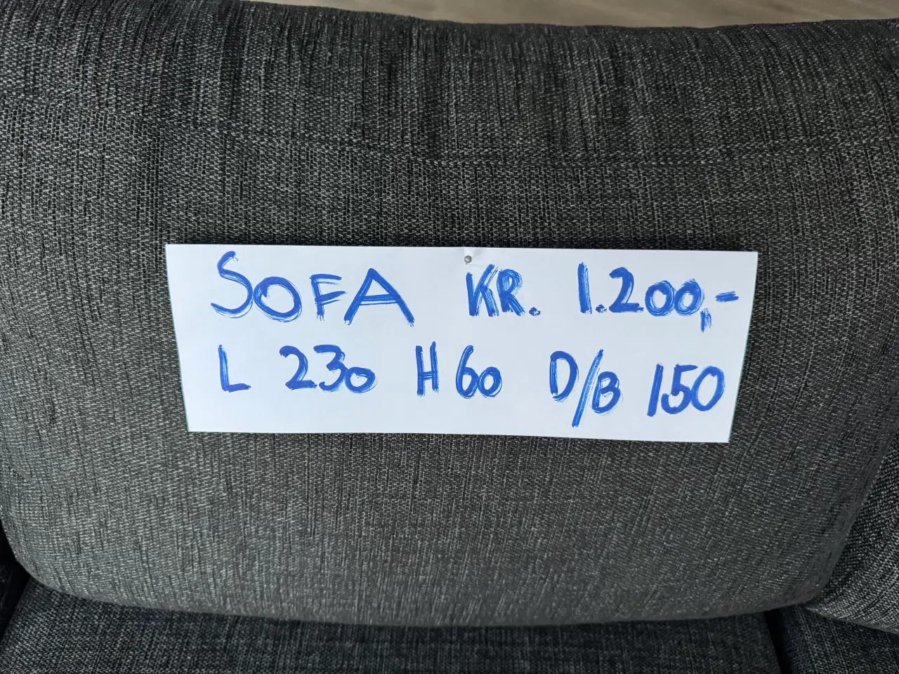 Billede 3 - 3 personers sofa med chaiselong