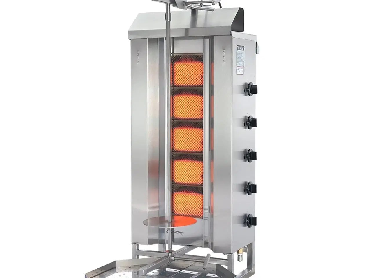 Billede 1 - Kebab & Shawarma grill til gas – 50 kg kød