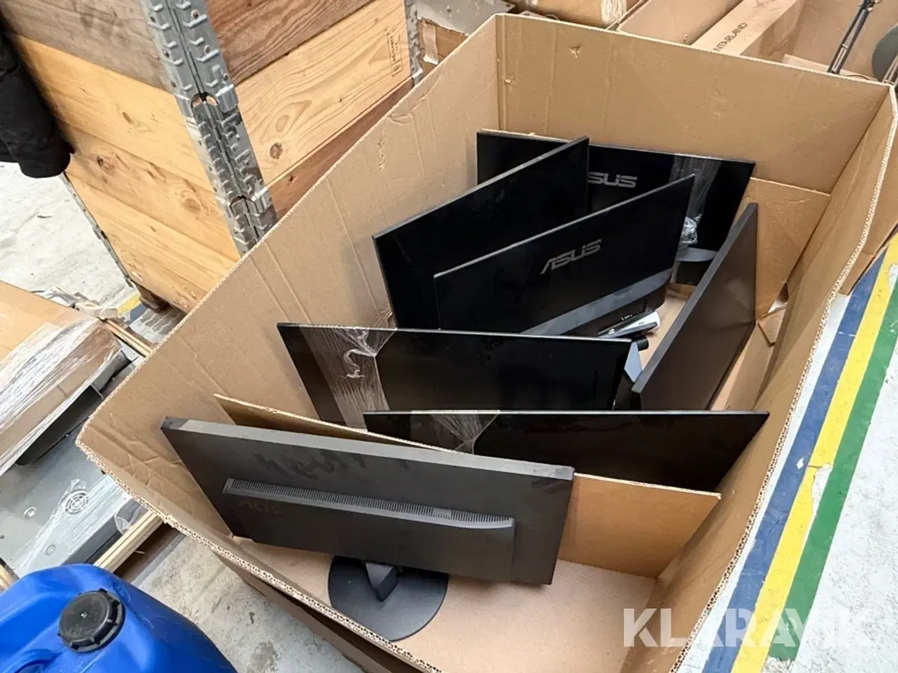 Billede 3 - Lot PC skærme og kontorlamper