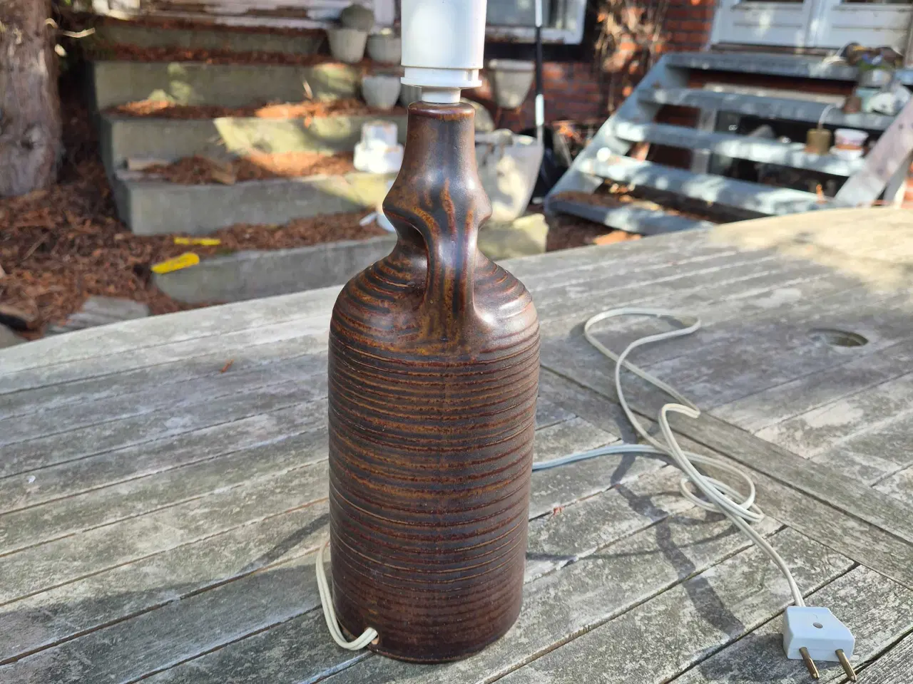 Billede 7 - Smuk keramiklampe fra Knabstrup 