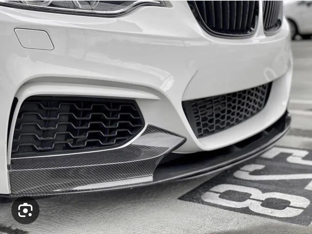 Billede 1 - Carbon M-tech frontspoiler og spejle