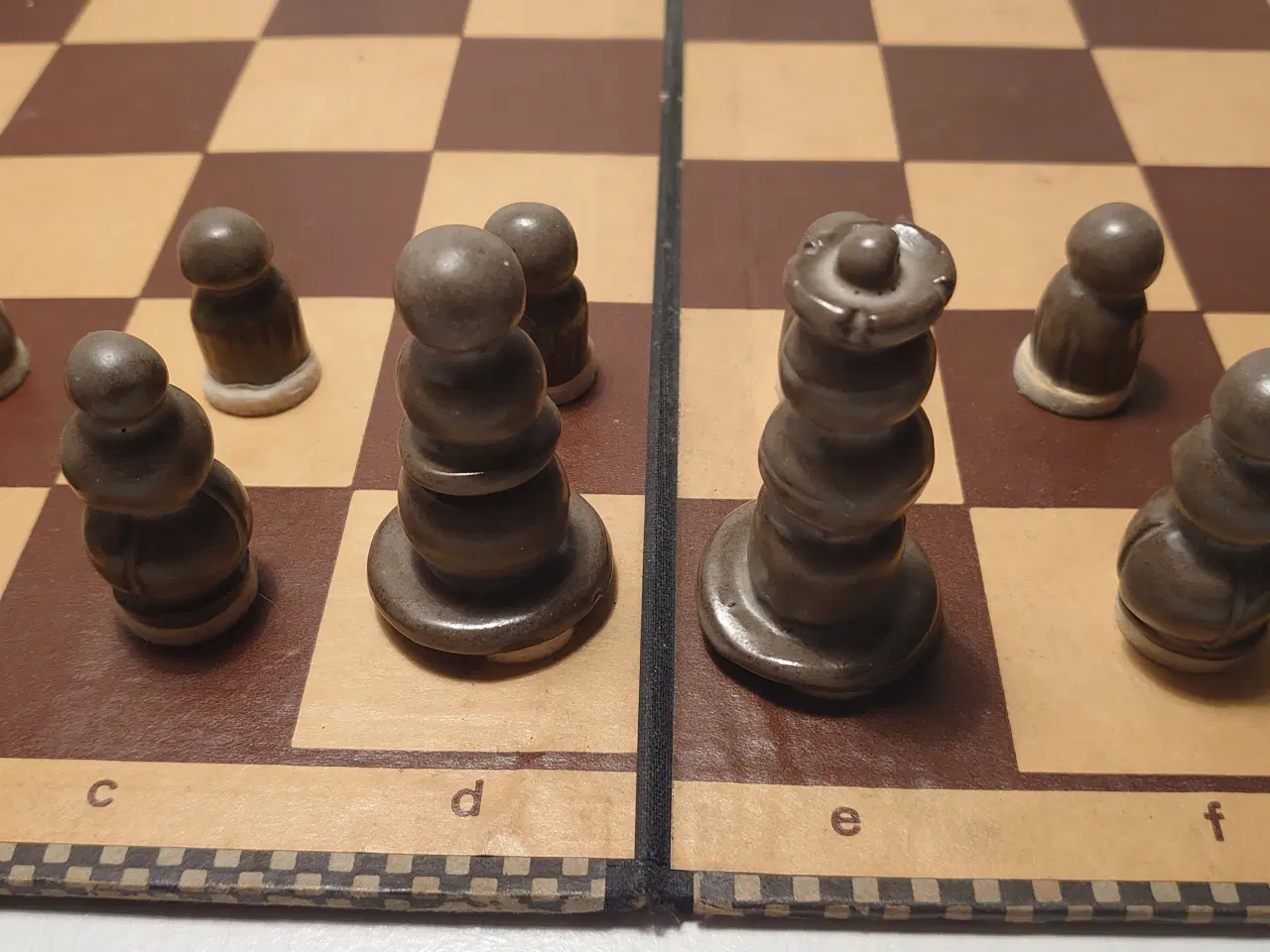 Billede 4 - Gammelt skakspil mrk. Rajah-Skak 83L. (43 x 44)