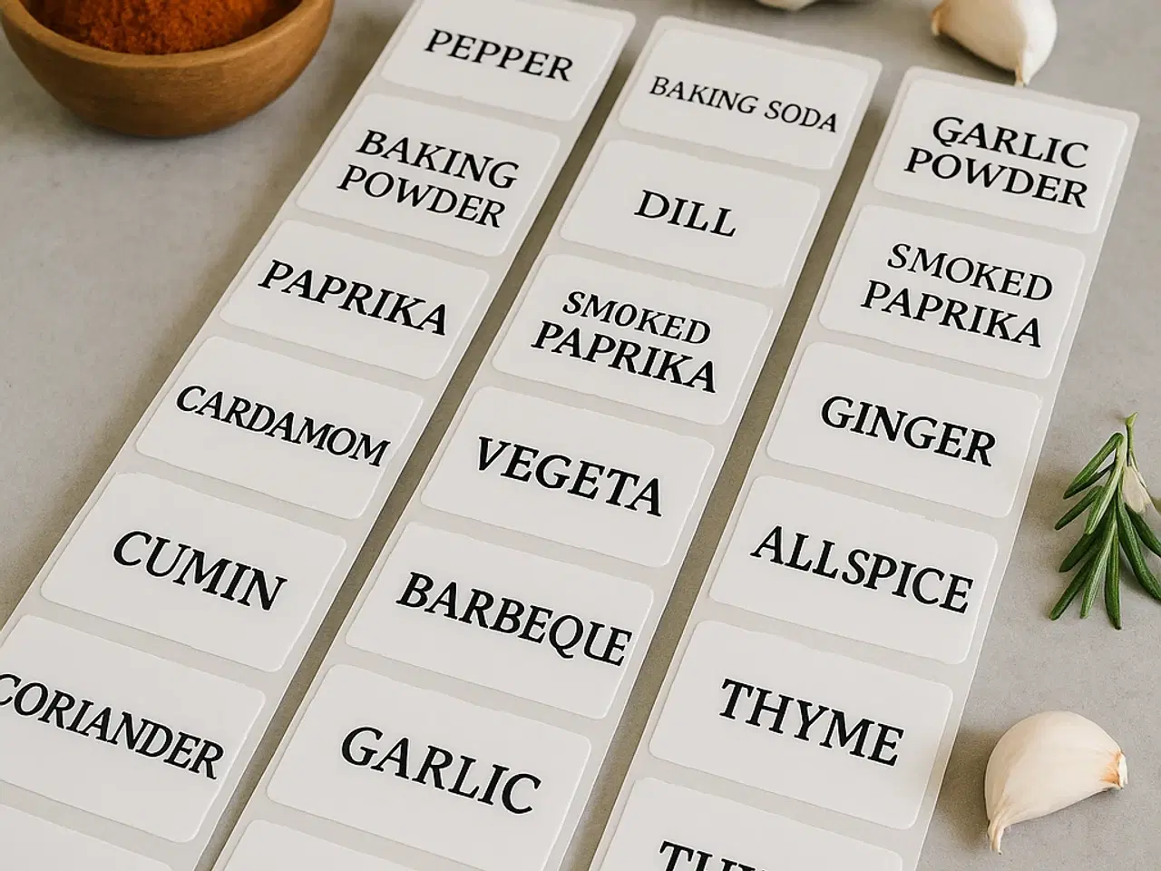 Billede 2 - Engelske Krydderimærkater / Spice Labels
