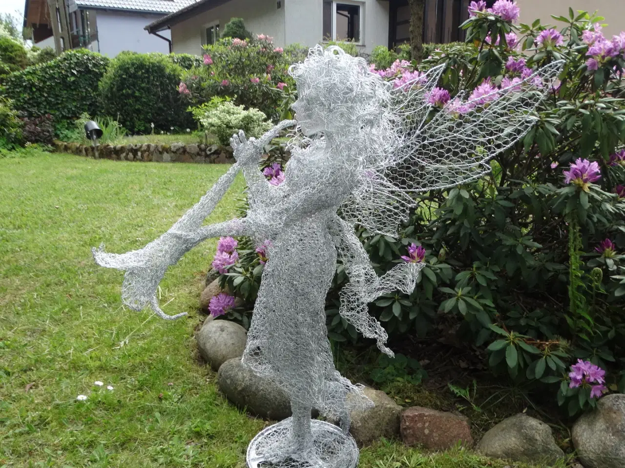Billede 2 - Håndlavet haveskulptur, dekoration, figur
