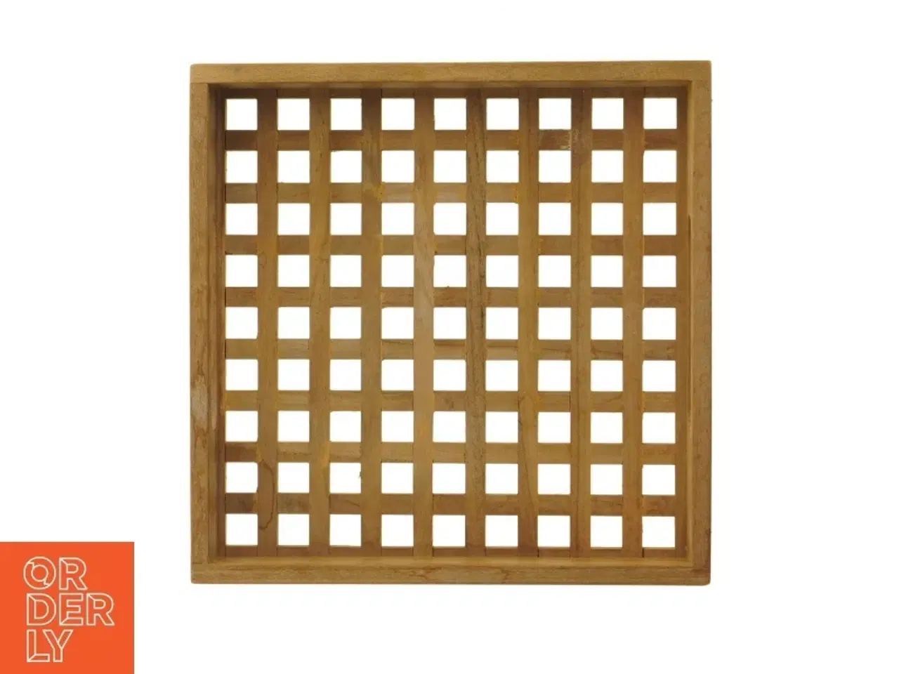 Billede 1 - Træbakke med håndtag (str. 25x25 cm)