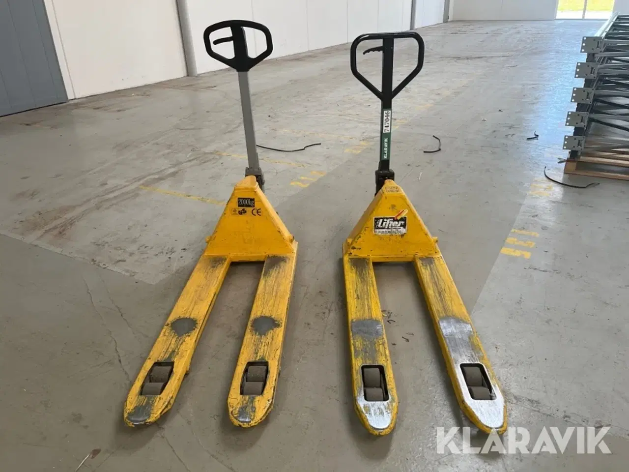 Billede 2 - Pallevogne Lifter Og Intra.se 2500/2000 kg