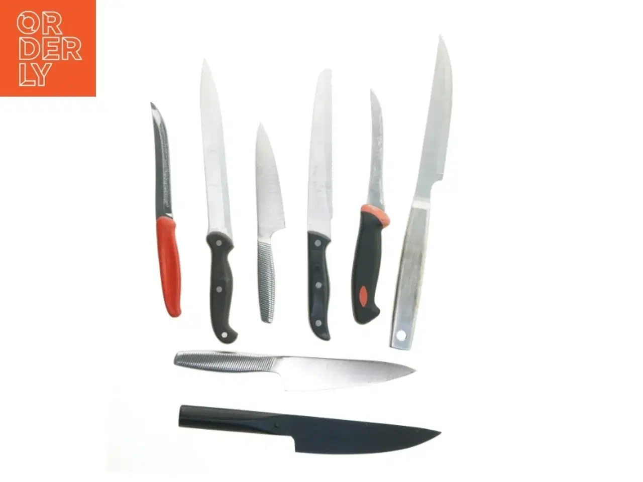 Billede 2 - Sæt med syv køkkenknive