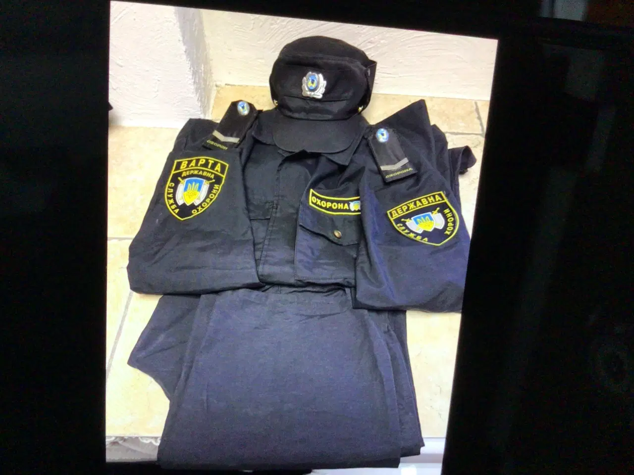 Billede 5 - UKRAINSK politi/ militær/ VAGT original uniform 