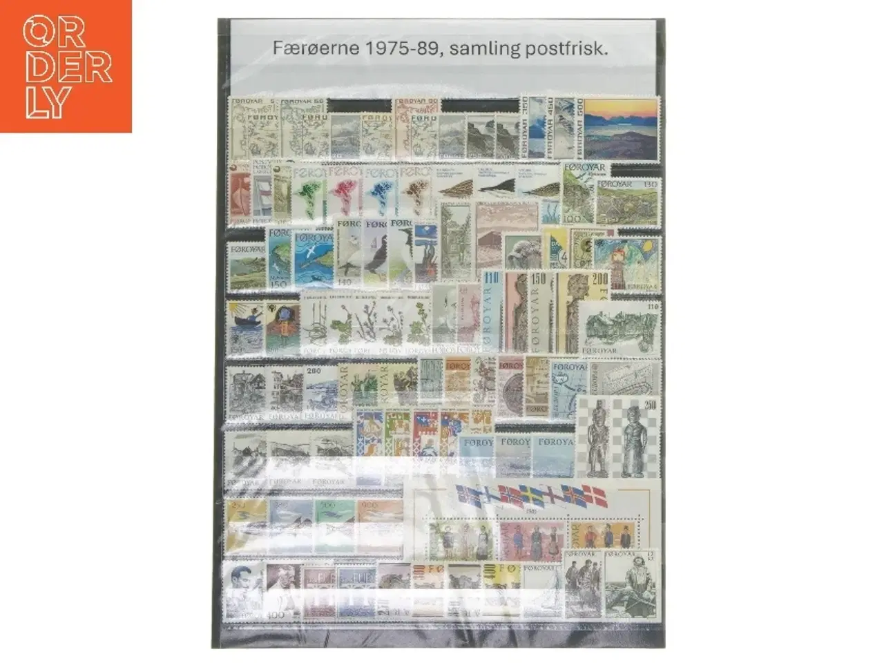 Billede 1 - Frimærkesamling fra Færøerne 1975-89 postfrisk