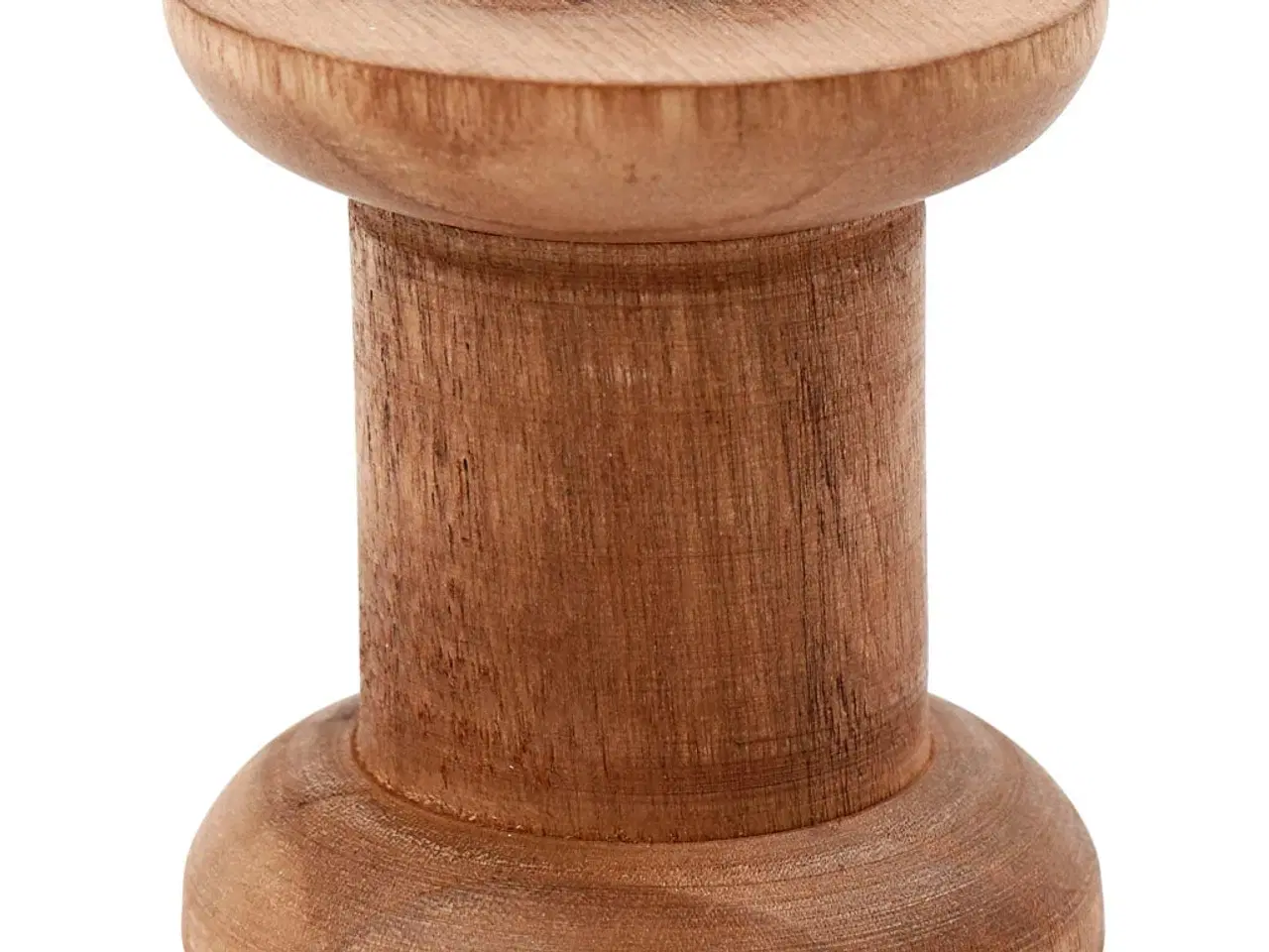 Billede 1 - Elegant Mørkbejdset Træspole - 10 stk. 50 mm Høj