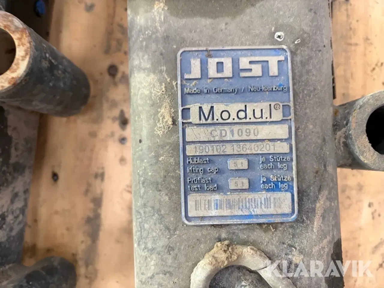 Billede 11 - Støtteben Jost CD1090 2 styk