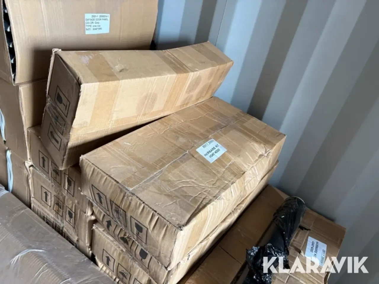 Billede 5 - Ledhejseport Bearsafe RAL7016 3 linjer, 4x4 meter