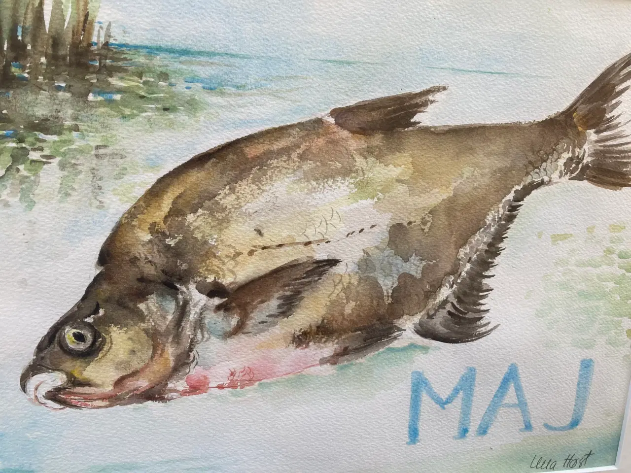 Billede 2 - Ulla høst akvarel