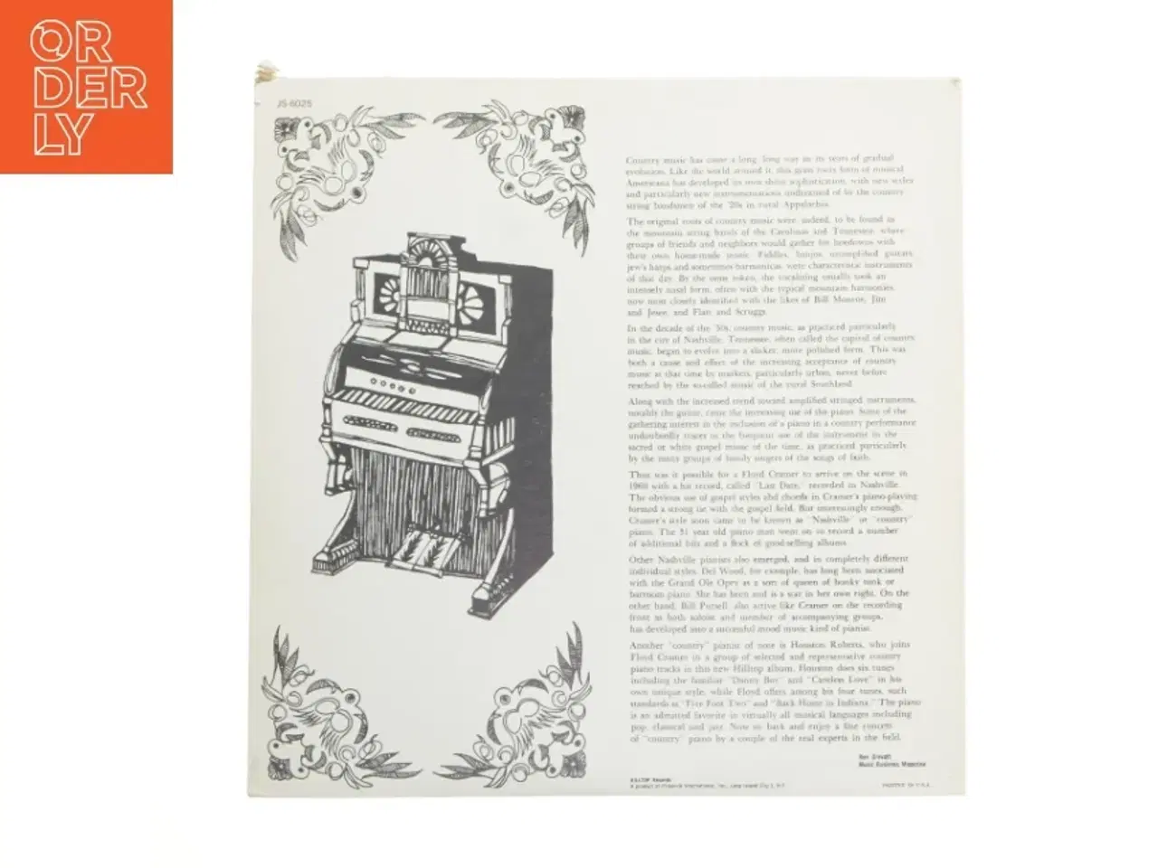 Billede 3 - Floyd Cramer Country Piano LP fra Hilltop