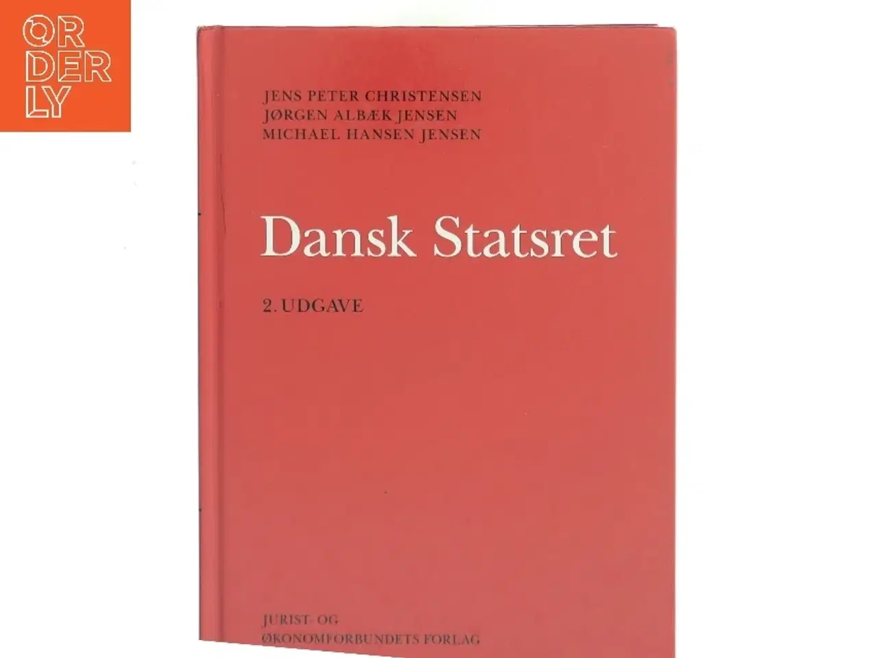 Billede 1 - Dansk statsret af Jens Peter Christensen (f. 1956) (Bog)