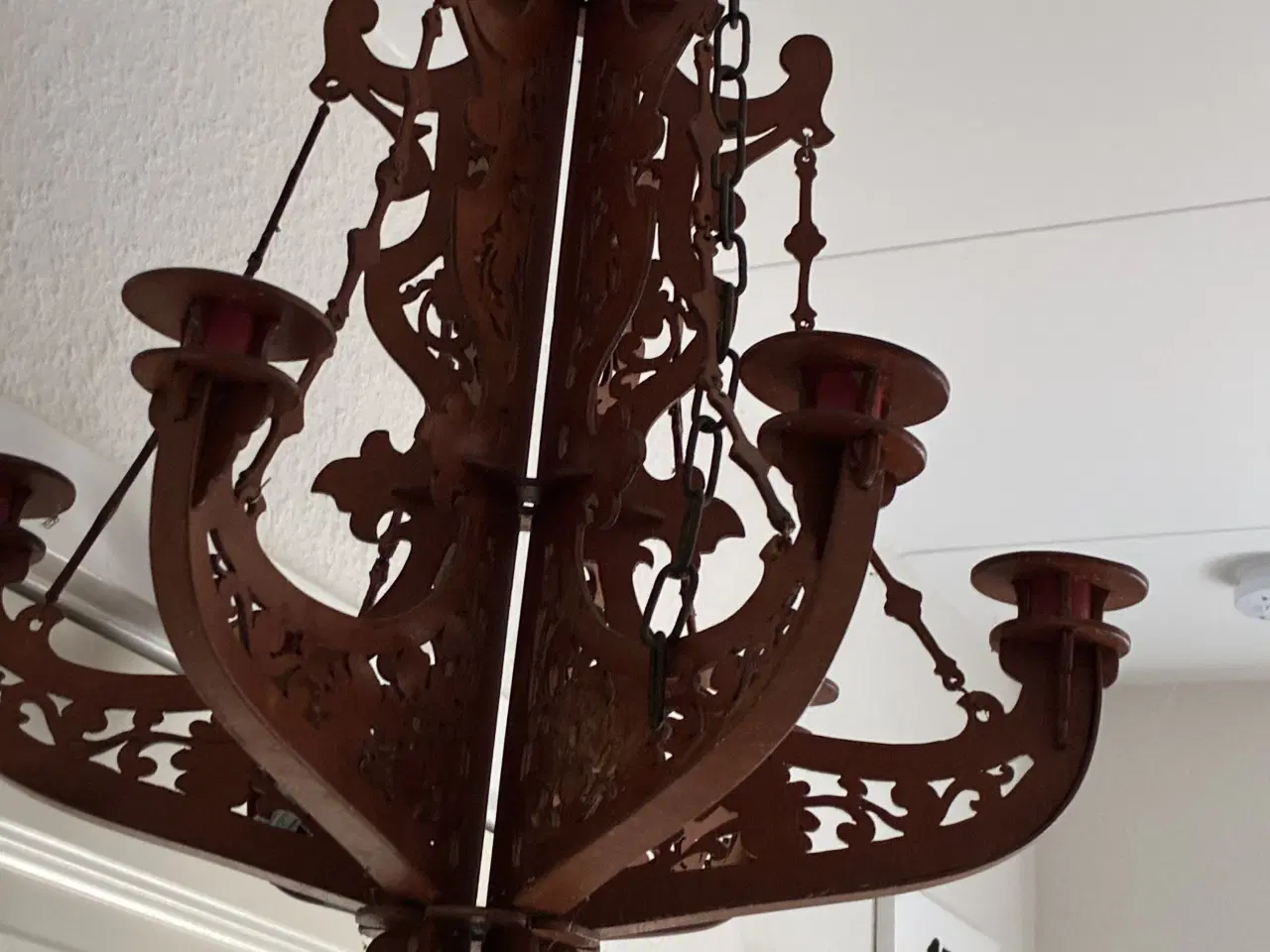 Billede 3 - Håndlavet loft lampe 