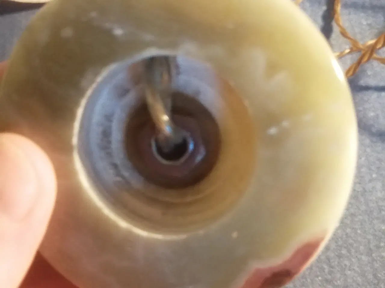 Billede 2 - Smuk Onyx Bordlampe