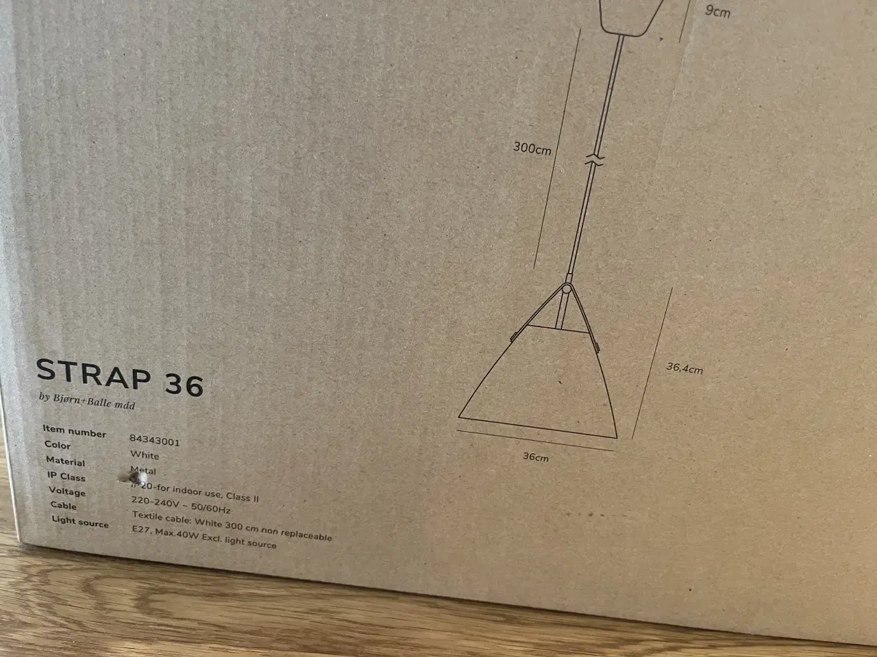 Billede 10 - Bjørn + Balle Strap 36 Pendel Sand - som ny - nypr