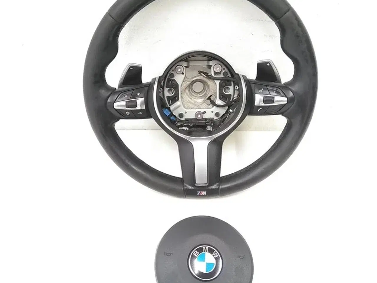 Billede 2 - Sportsrat læder - original BMW ///M-sport (Airbag medfølger) K25073 F10 LCI F11 LCI F07 GT LCI