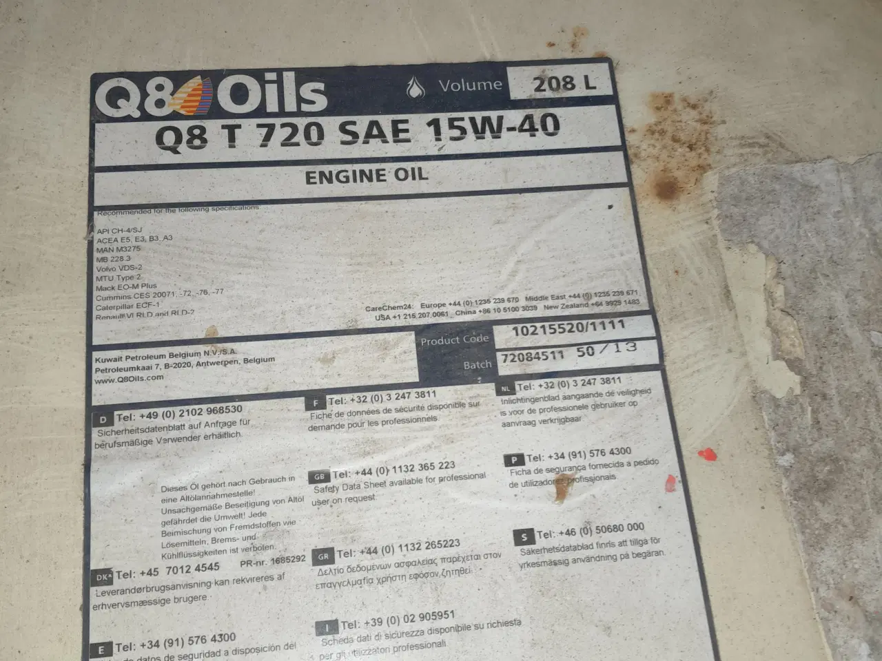 Billede 1 - motorolie 15-40