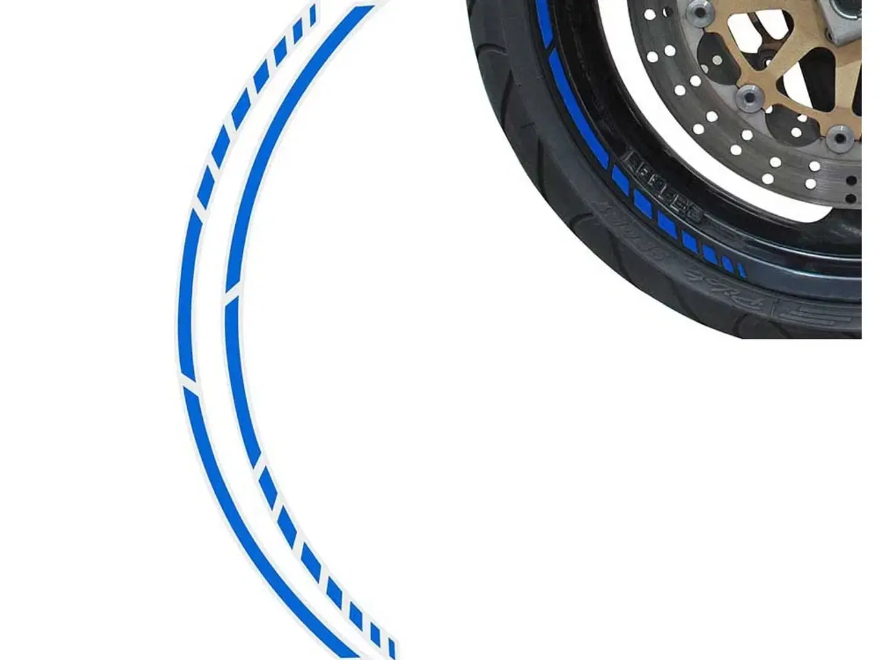 Billede 1 - Fælgbånd til MC GT blue