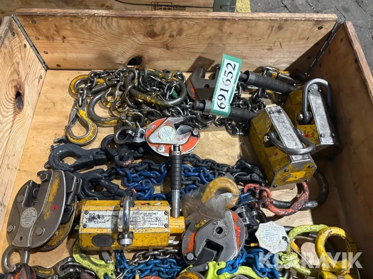 Billede 7 - Diverse løfte- kæder, og -magneter