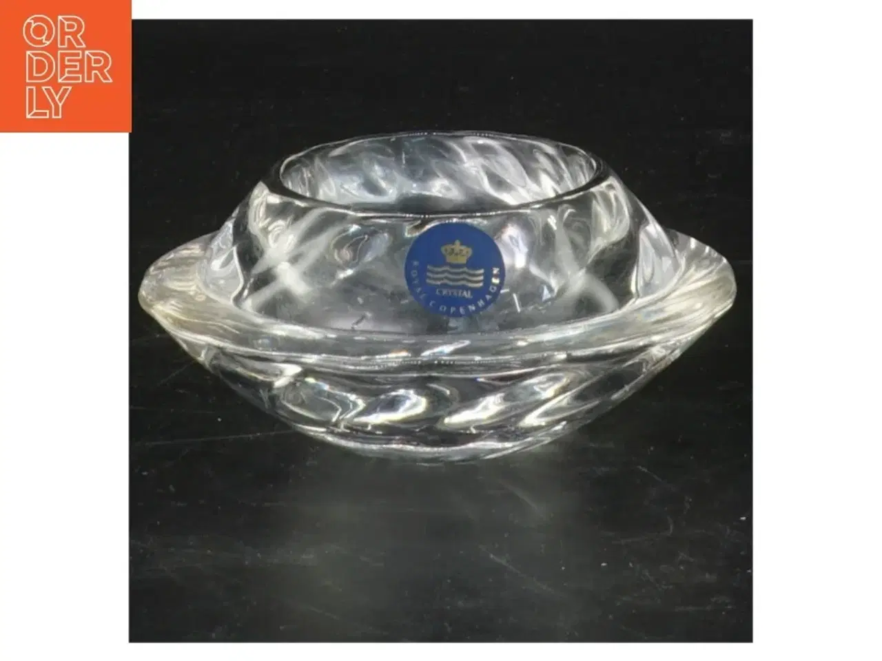 Billede 1 - Glas skål fra Royal Copenhagen (str. Ø 10 cm)