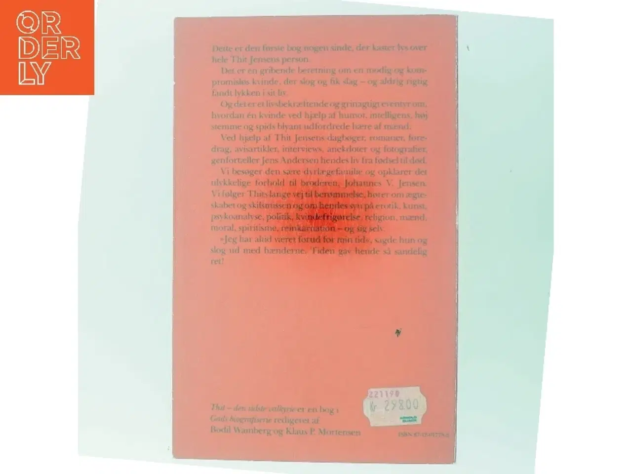 Billede 3 - Thit - den sidste valkyrie af Jens Andersen (Bog)