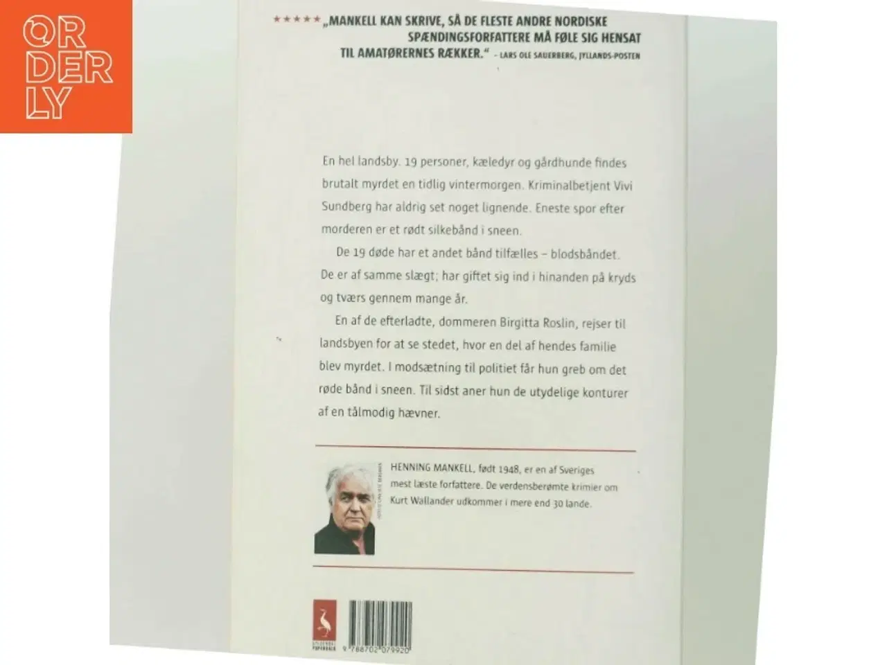 Billede 3 - Kineseren : spændingsroman af Henning Mankell (Bog)