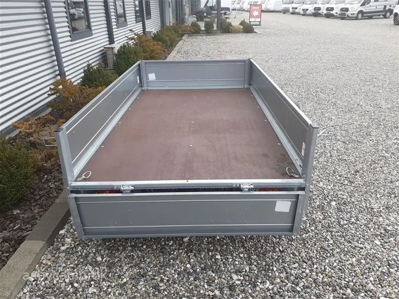 Billede 6 - 0 - Martz Premium 230   Fritids trailer EKSTRA KRAFTIG størrelse. 230x125 cm 40 cm høje sider.