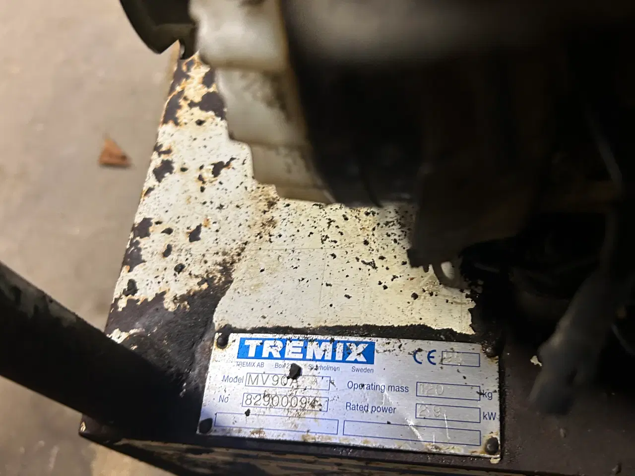 Billede 2 - Pladevibrator Tremix 90 kg