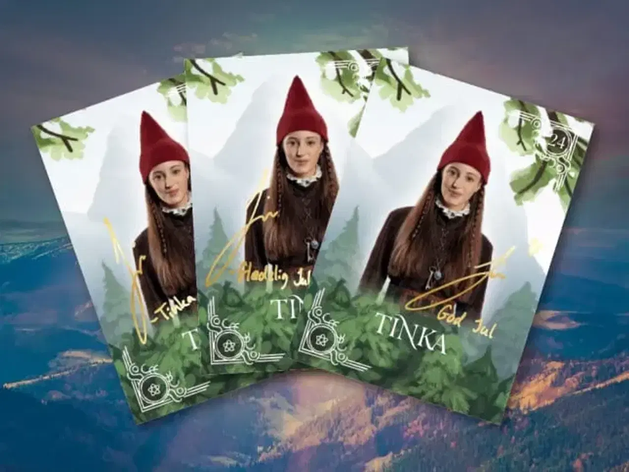 Billede 3 - Tinka jule evntyr samlekort  og klistermærker 