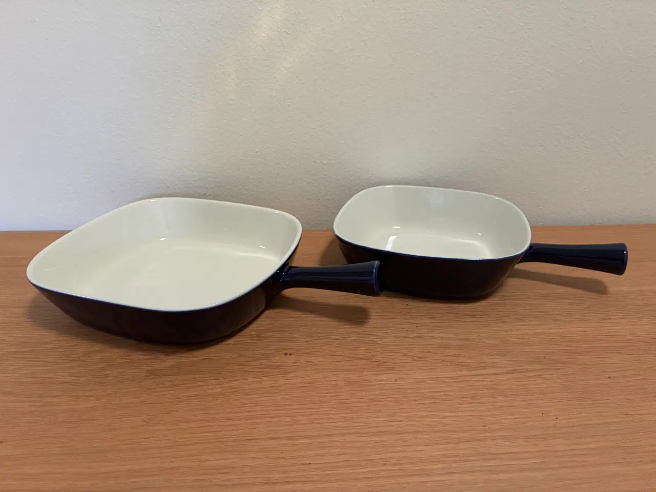 Billede 2 - LYNGBY. BLÅ SERVERING-POSTEG-SKÅLE/-FADE