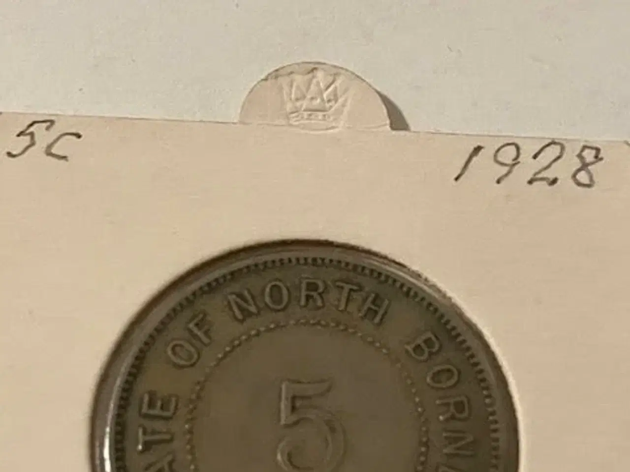Billede 1 - 5 Cents North Borneo 1928