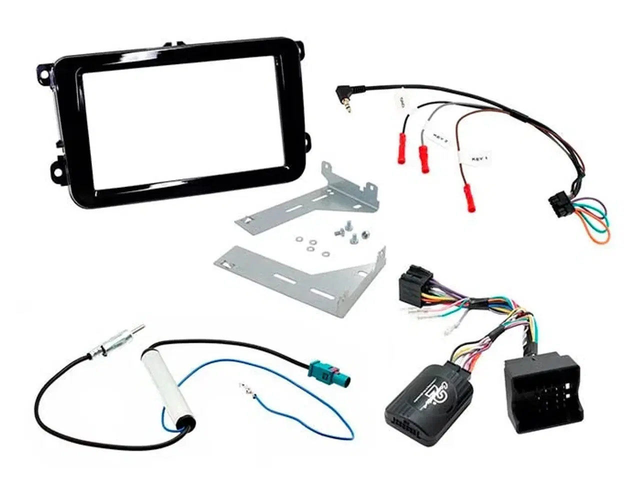 Billede 1 - CtkVW20 2-DIN kit VW pianosort