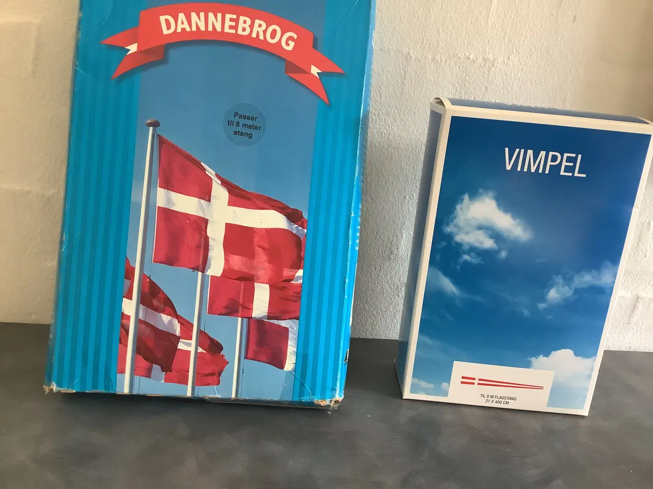 Billede 4 - Dannebrog og vimpel til 8 meter flagstang