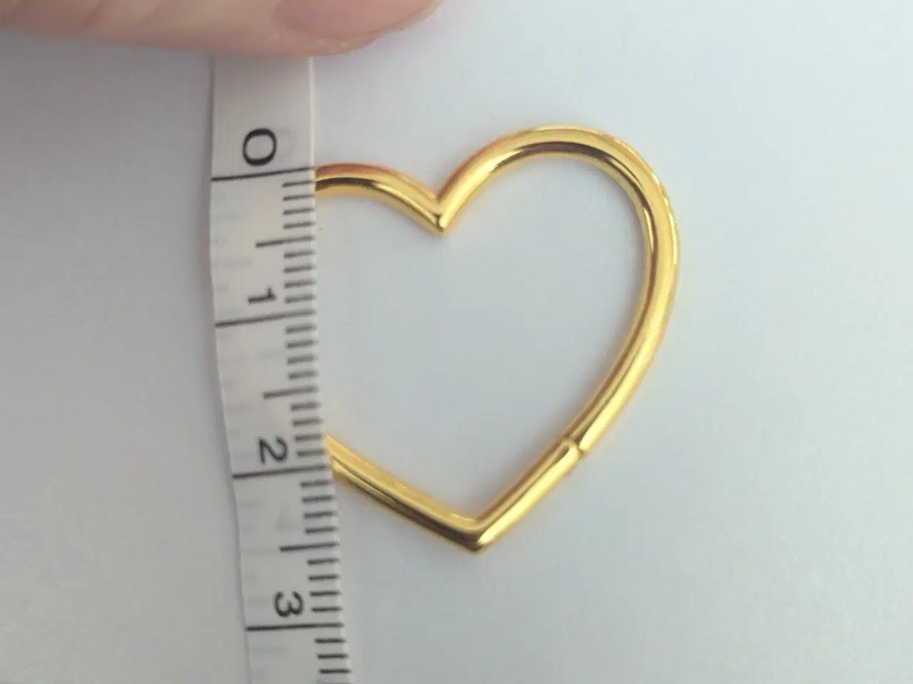 Billede 4 - Forgyldte sterling sølv Hjerte creoler.