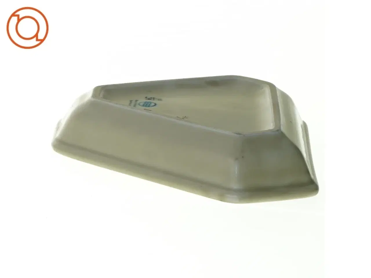 Billede 2 - Trekantet fad med egern motiv fra Royal Copenhagen (str. 15 x 3 cm)