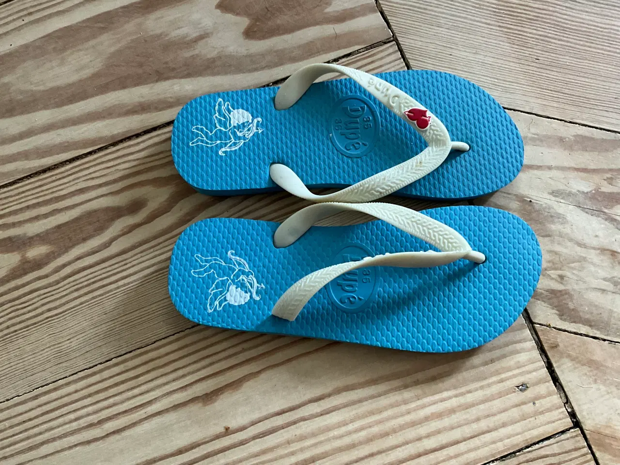 Billede 2 - Ægte naturgummi sandaler str. 37/38
