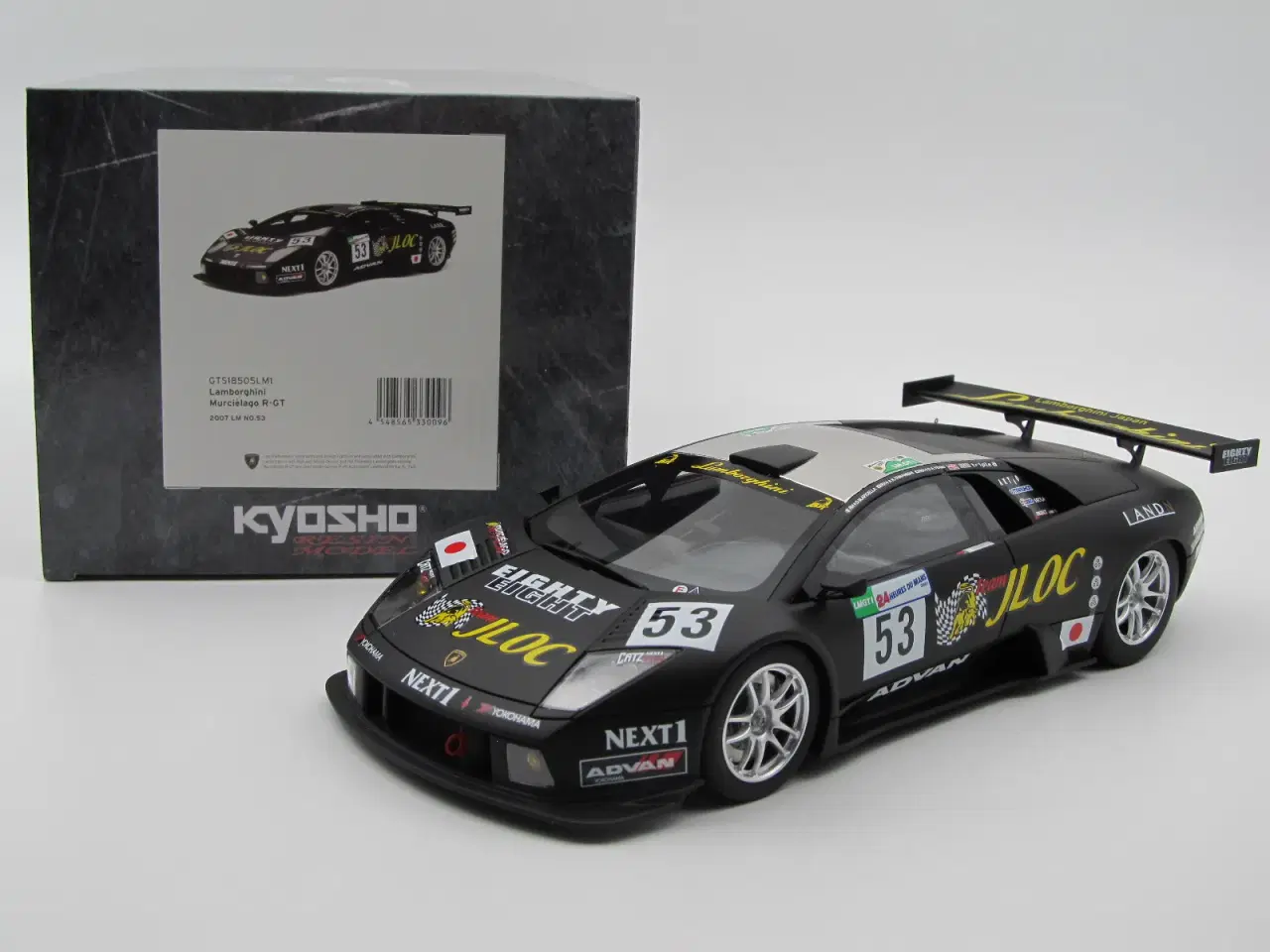 Billede 1 - 2007 Lamborghini Murciélago R-GT #53 - Kyosho 1:18