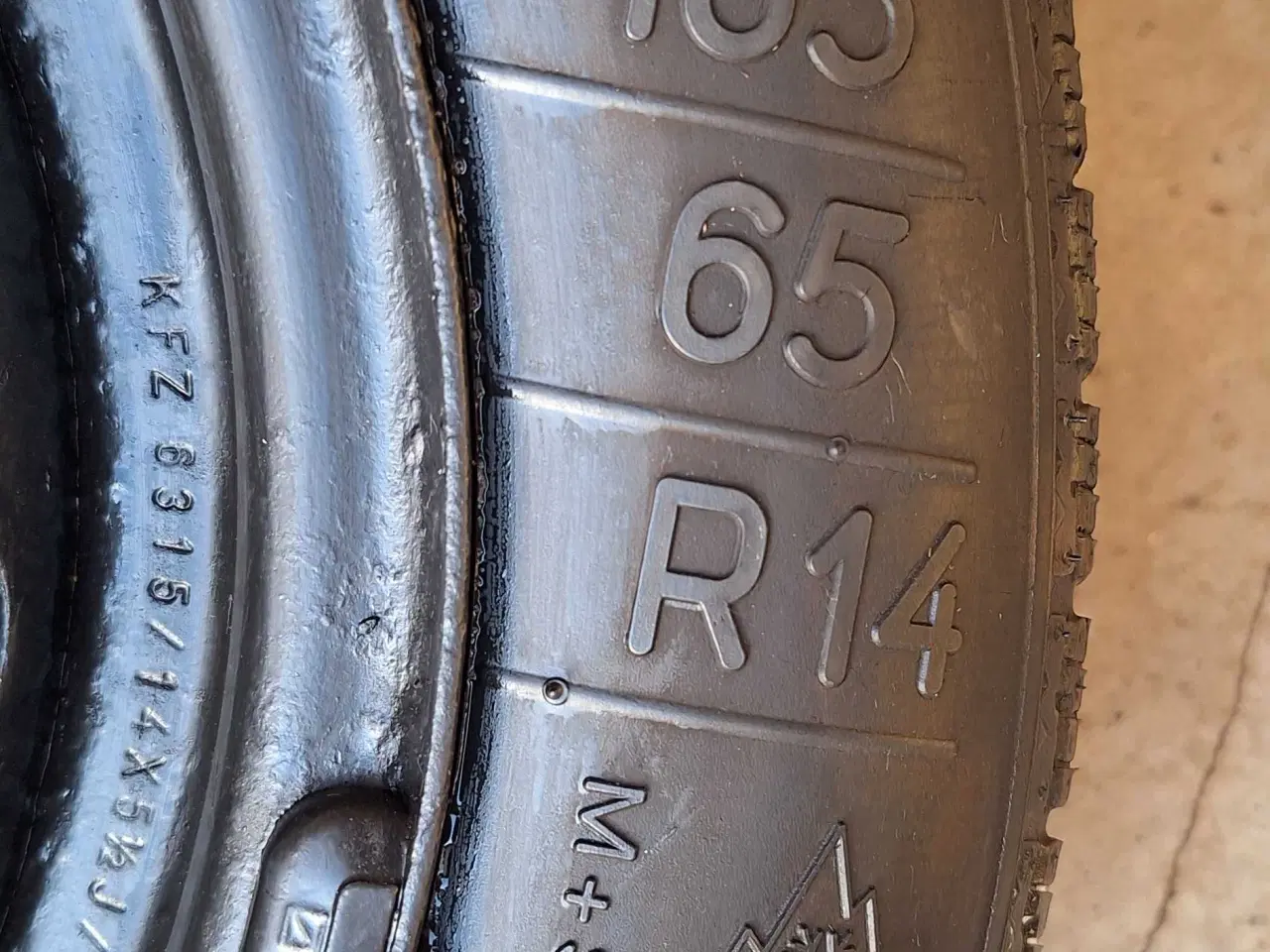 Billede 2 - Fiat 500 vinterdæk 