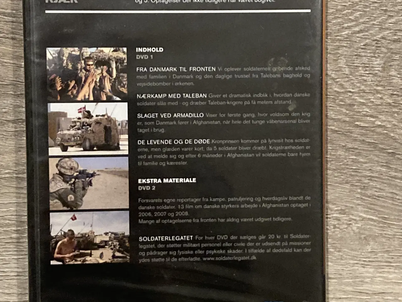 Billede 2 - 2 DVD’er: Danskere i krig