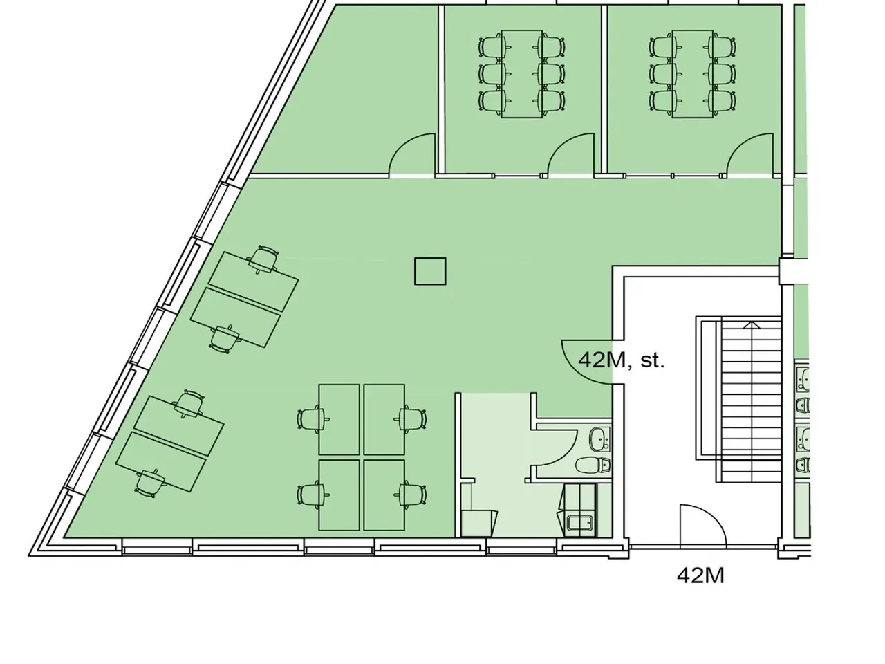Billede 6 - Kontorlejemål med god planløsning