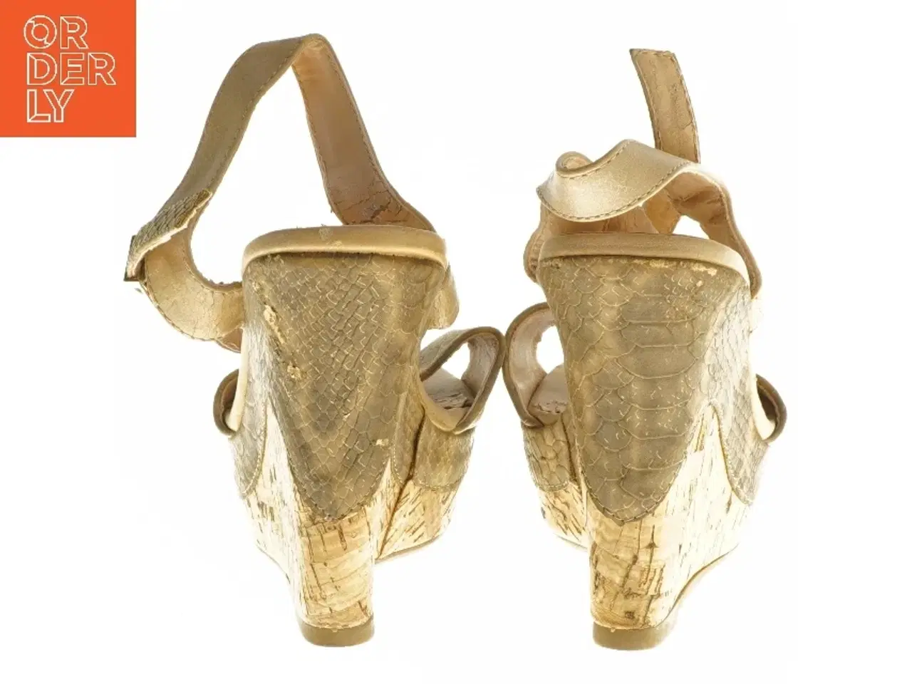 Billede 3 - Sandaler med kilehæl (str. 37 )