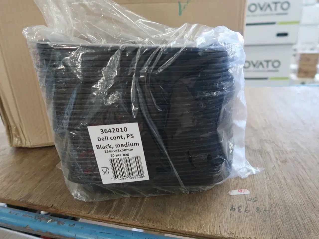 Billede 3 - 2 kasser (400 pr. stk.) Madbakker  3642010