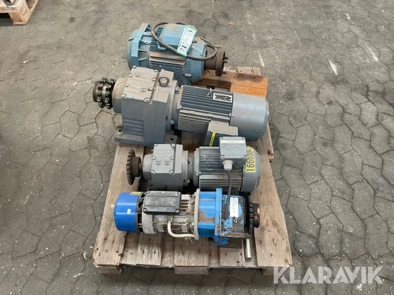Billede 2 - Gear motorer 3 styk & Elektrisk motor 1 styk