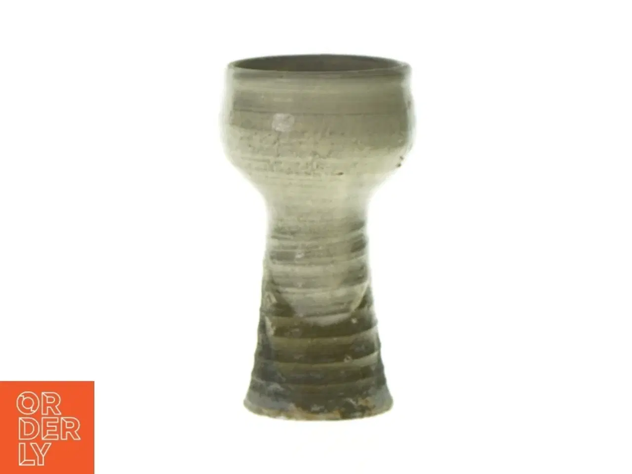 Billede 2 - Keramisk vase (str. HØ 17x9,5 cm)